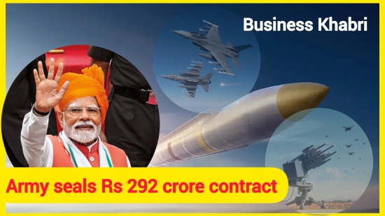 सेना ने स्वदेशी रूप से निर्मित 300 किलोमीटर तक मार करने में सक्षम रॉकेटों के लिए 292 करोड़ रुपये का अनुबंध किया। 